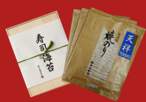 逸品焼のり 天祥3帖桐箱入り