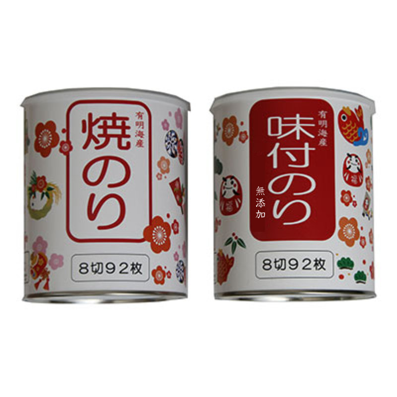 お正月イラスト缶